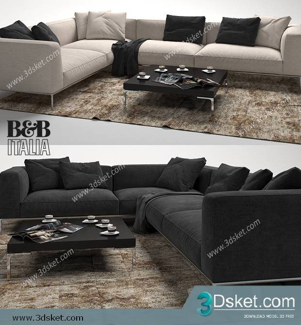 3D Model Sofa Free Download 0424