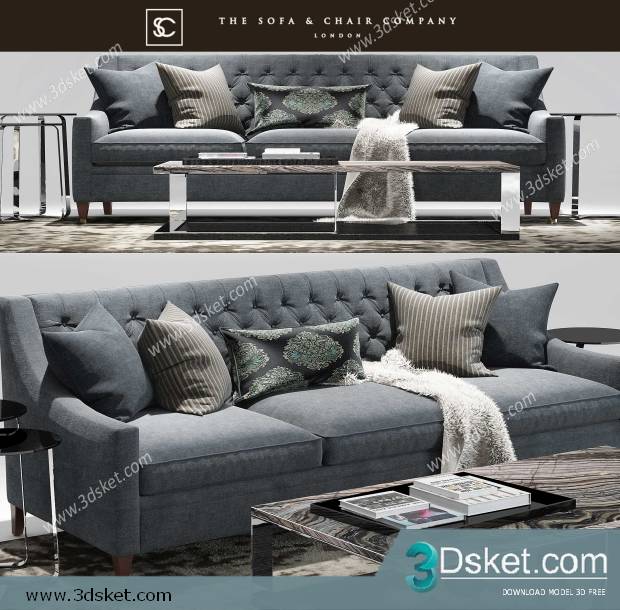 3D Model Sofa Free Download 0427
