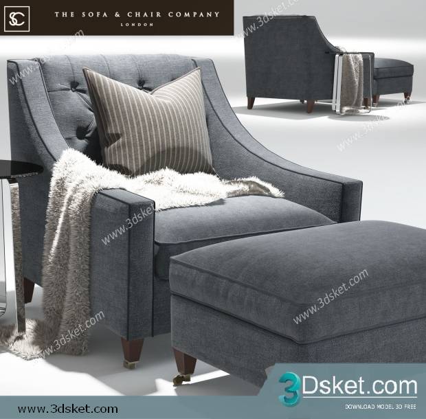 3D Model Sofa Free Download 0428