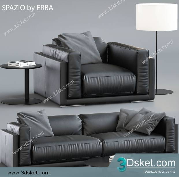 3D Model Sofa Free Download 0436