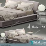 3D Model Bed Free Download Giường 326