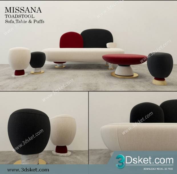 3D Model Sofa Free Download 0441