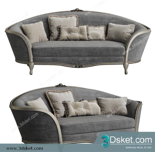 3D Model Sofa Free Download 0442