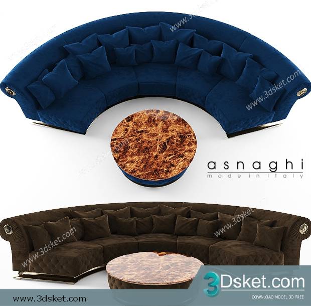 3D Model Sofa Free Download 0445