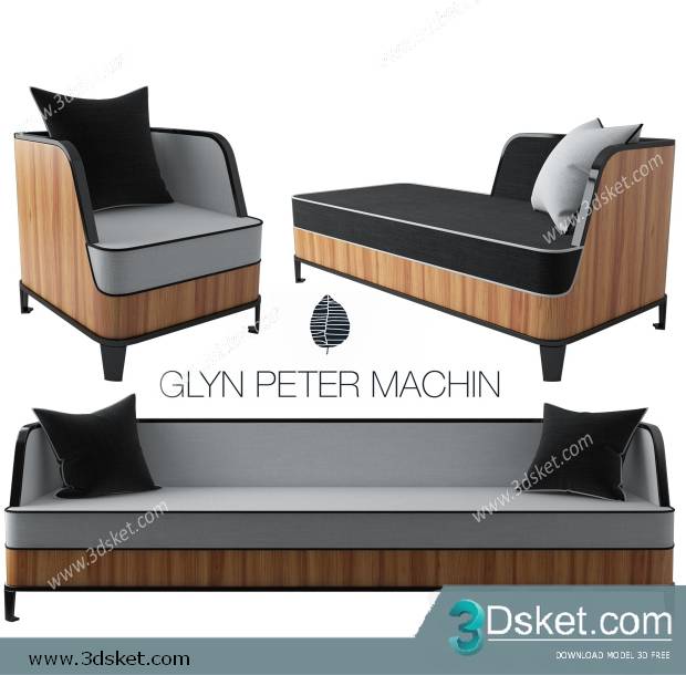 3D Model Sofa Free Download 0447