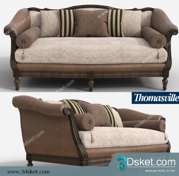 3D Model Sofa Free Download 0449
