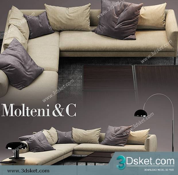 3D Model Sofa Free Download 0450