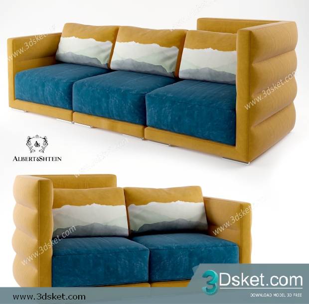 3D Model Sofa Free Download 0460