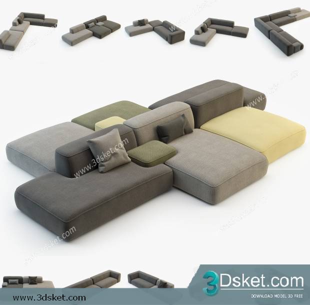 3D Model Sofa Free Download 0467