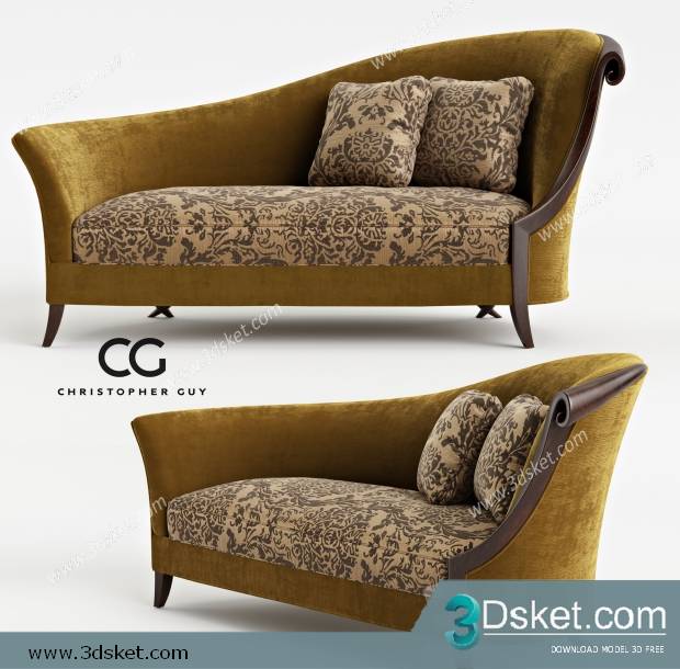 3D Model Sofa Free Download 0470
