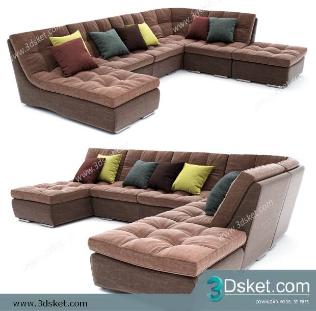 3D Model Sofa Free Download 0475