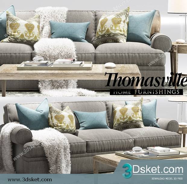 3D Model Sofa Free Download 0476