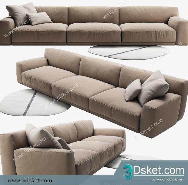 3D Model Sofa Free Download 0492