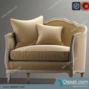 3D Model Sofa Free Download 0494