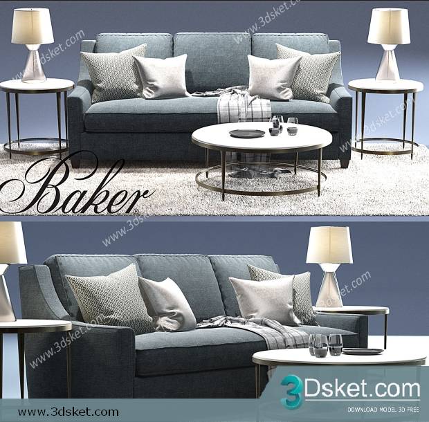 3D Model Sofa Free Download 0497