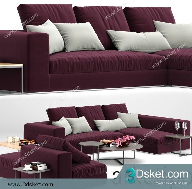 3D Model Sofa Free Download 0498