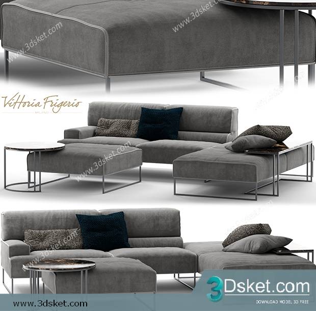 3D Model Sofa Free Download 0522
