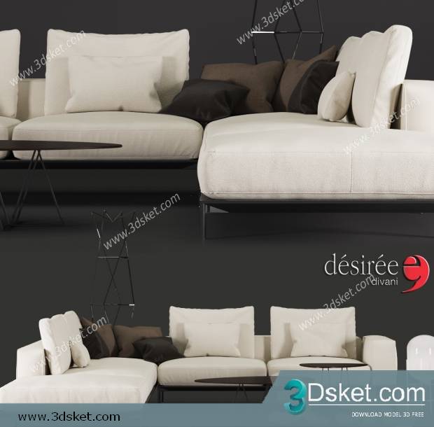 3D Model Sofa Free Download 0535