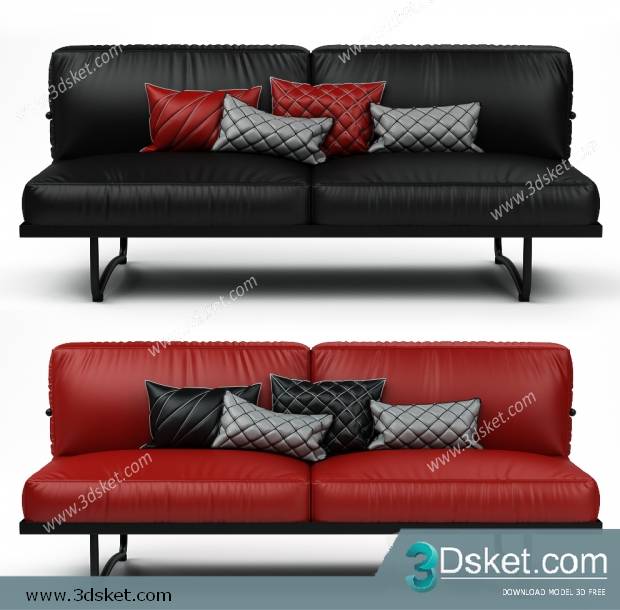 3D Model Sofa Free Download 0536