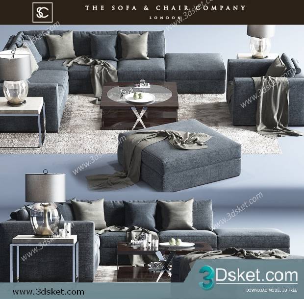 3D Model Sofa Free Download 0537