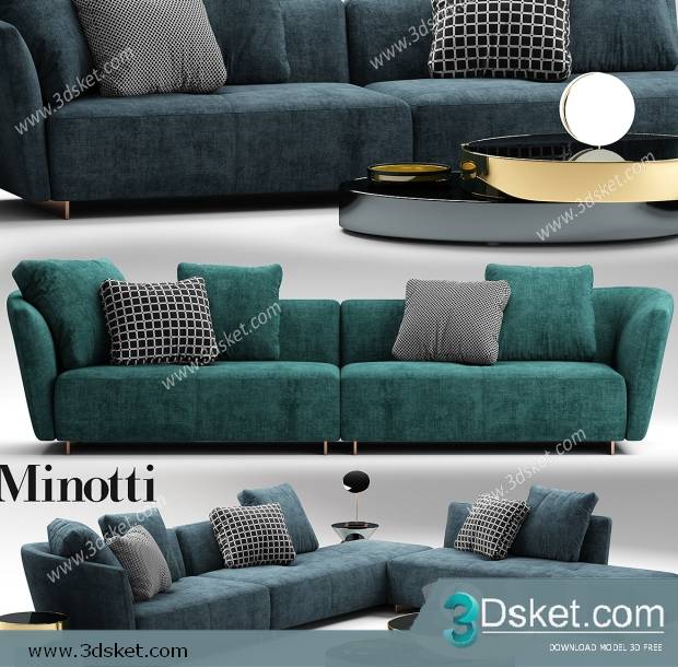 3D Model Sofa Free Download 0539