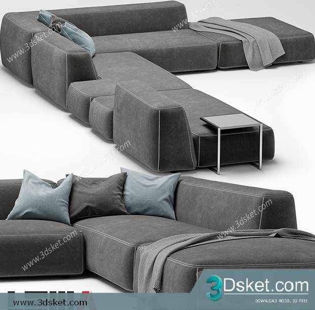 3D Model Sofa Free Download 0546