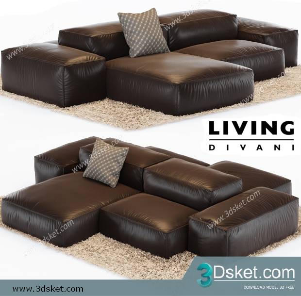 3D Model Sofa Free Download 0547