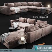 3D Model Sofa Free Download 0550