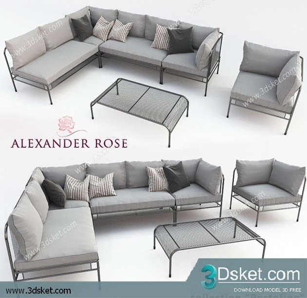 3D Model Sofa Free Download 0551