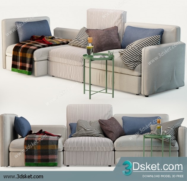 3D Model Sofa Free Download 0552