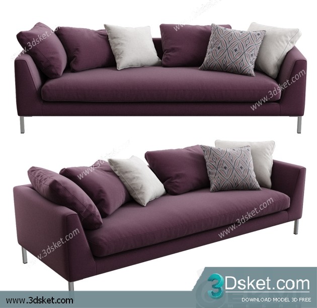 3D Model Sofa Free Download 0554