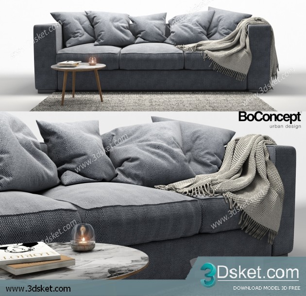 3D Model Sofa Free Download 0555