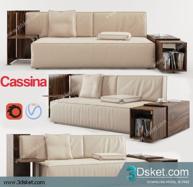 3D Model Sofa Free Download 0557
