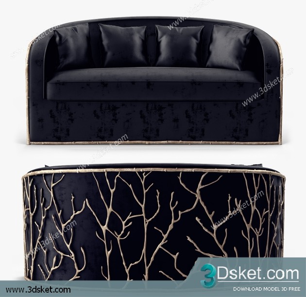 3D Model Sofa Free Download 0563