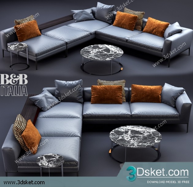3D Model Sofa Free Download 0564