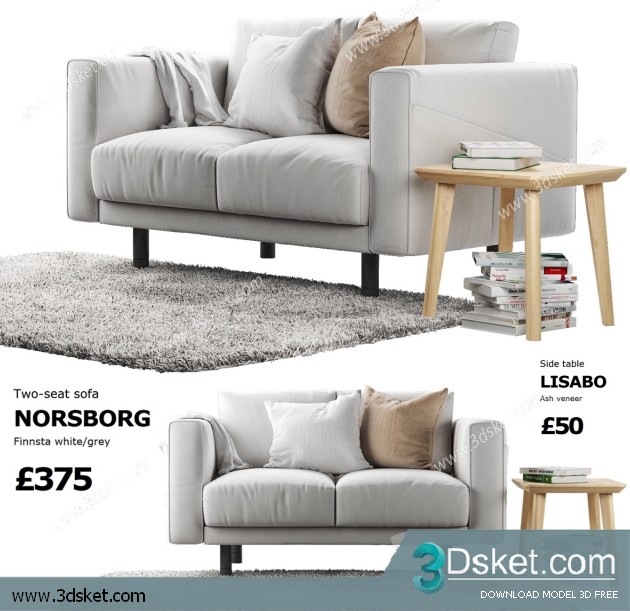 3D Model Sofa Free Download 0567