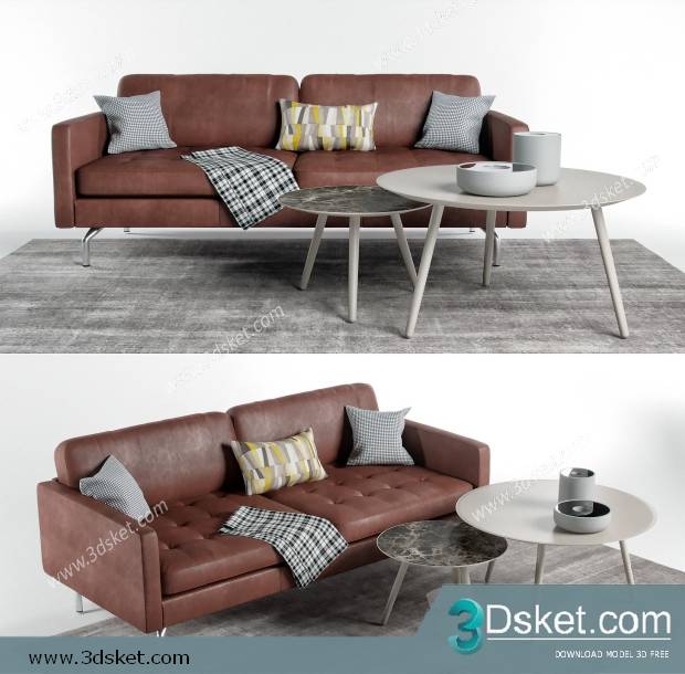 3D Model Sofa Free Download 0572