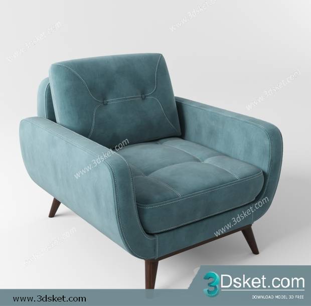 3D Model Sofa Free Download 0575