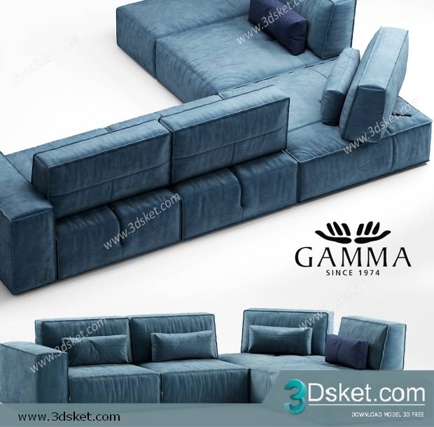 3D Model Sofa Free Download 0581