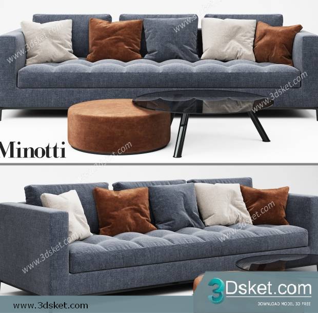 3D Model Sofa Free Download 0582