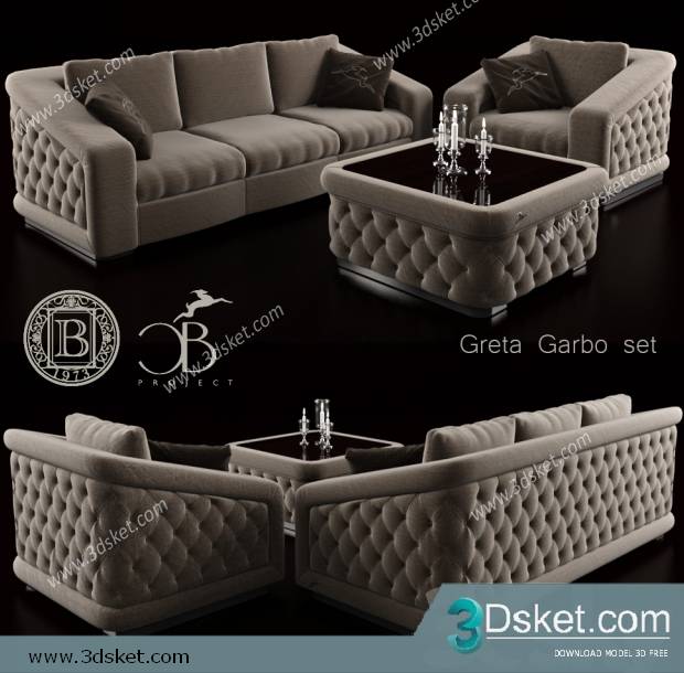 3D Model Sofa Free Download 0583
