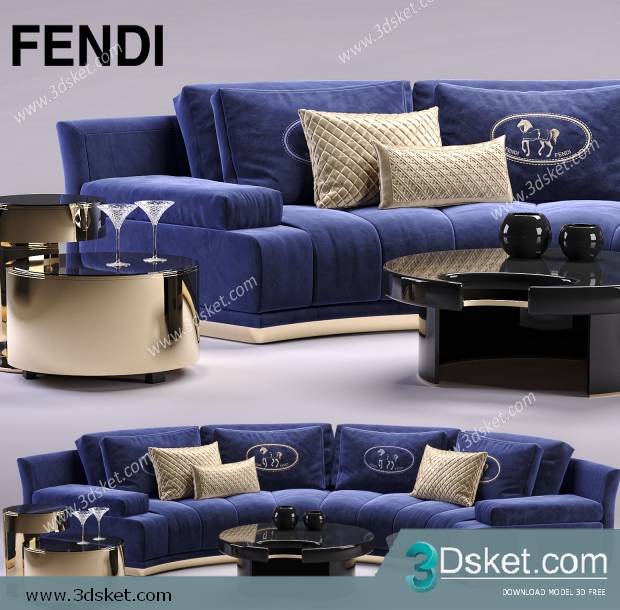 3D Model Sofa Free Download 0584