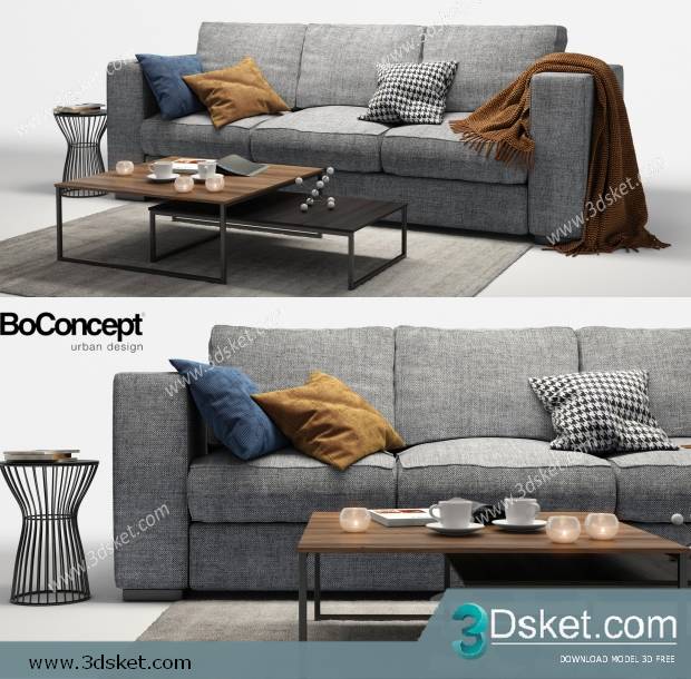 3D Model Sofa Free Download 0585