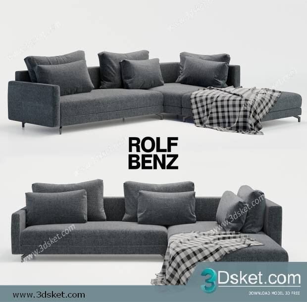 3D Model Sofa Free Download 0587