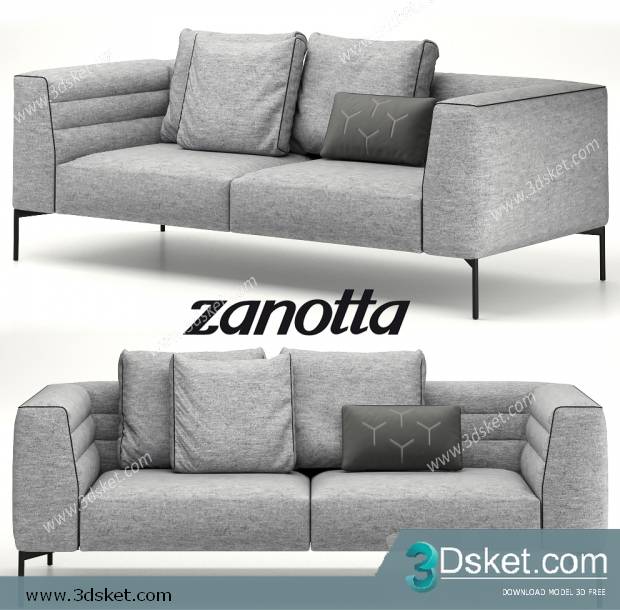 3D Model Sofa Free Download 0588