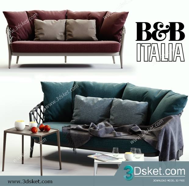 3D Model Sofa Free Download 0590