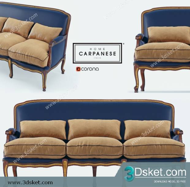 3D Model Sofa Free Download 0591