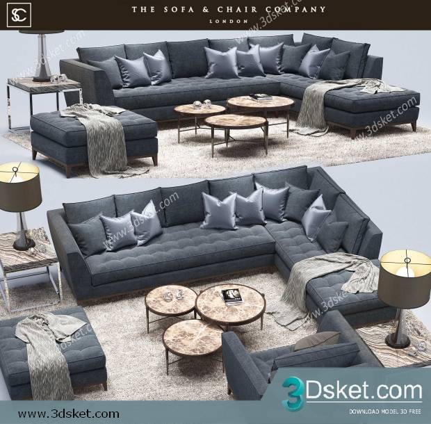 3D Model Sofa Free Download 0593