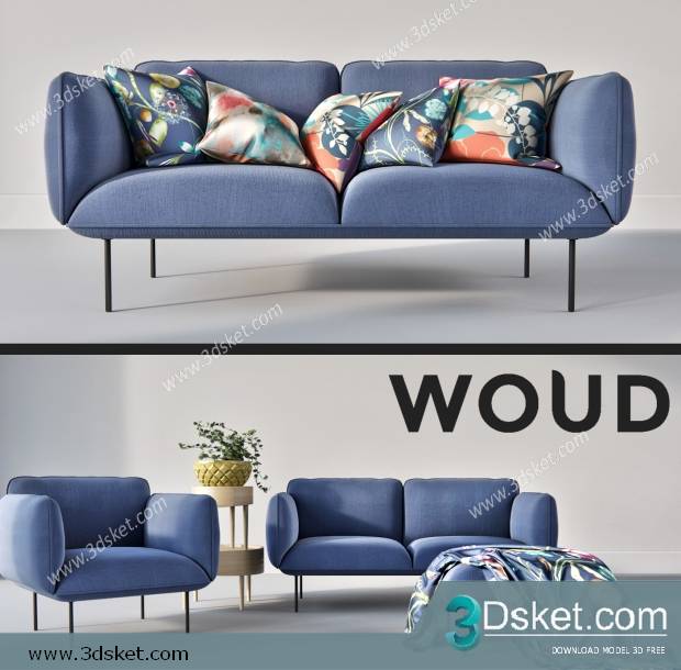 3D Model Sofa Free Download 0594