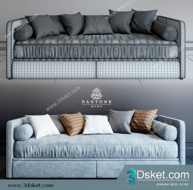 3D Model Sofa Free Download 0596